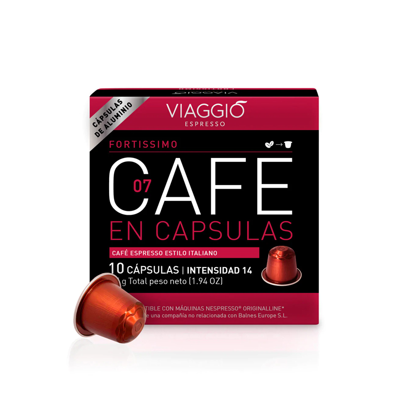 Viaggio Capsula Cafe Natural Fortissimo x10