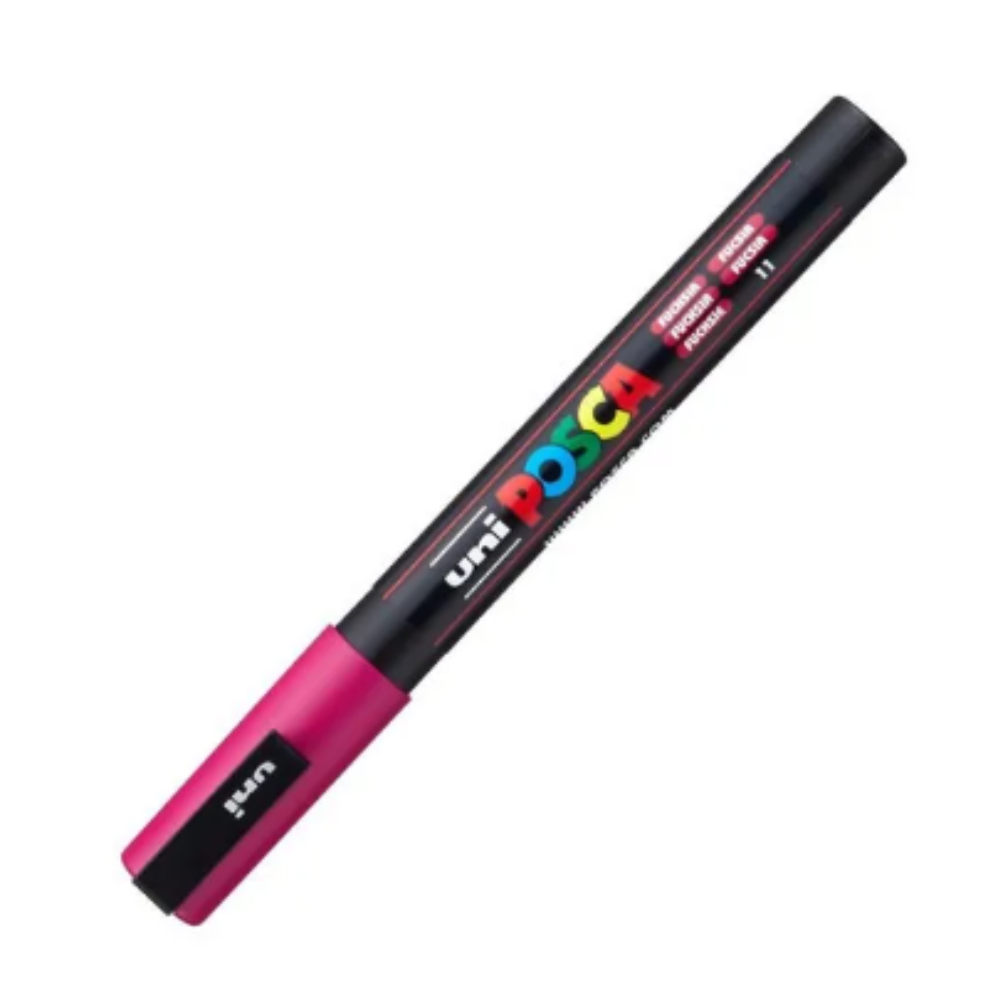 Marcador Uni Posca PC-3M Fucsia